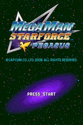 Mega Man Star Force - Pegasus (USA) screen shot title